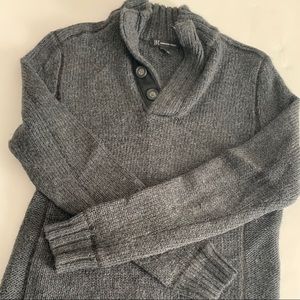 Button Mock Sweater (Wool blend)